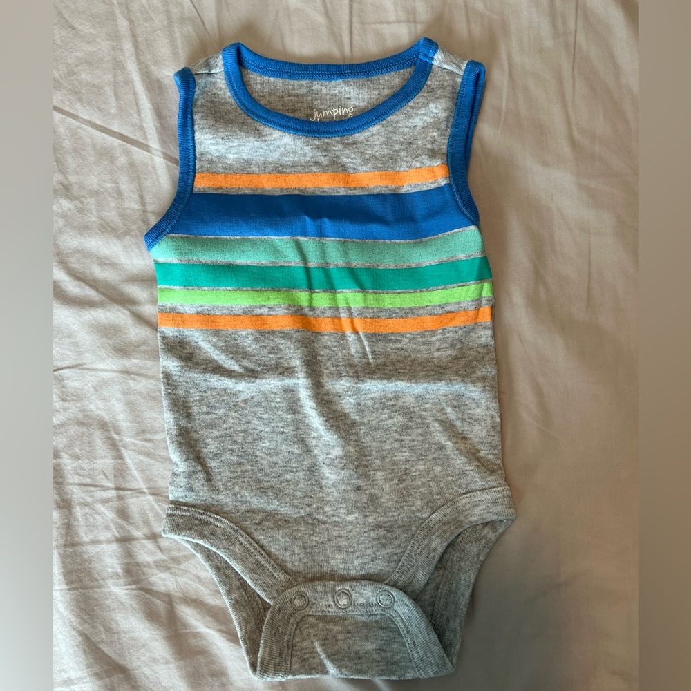 3 month stripped onesie